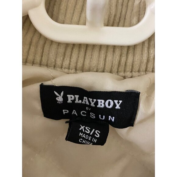 Playboy X Pacsun Collabs Men's Embroidered Varsity Full Zip Jacket - XS/S - Picture 3 of 13